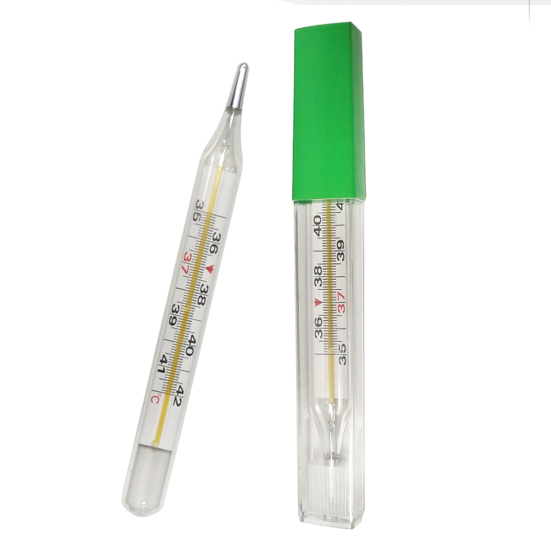 樂康醫(yī)療器械_寧波天工內標式（腋下）寬玻璃體溫計
